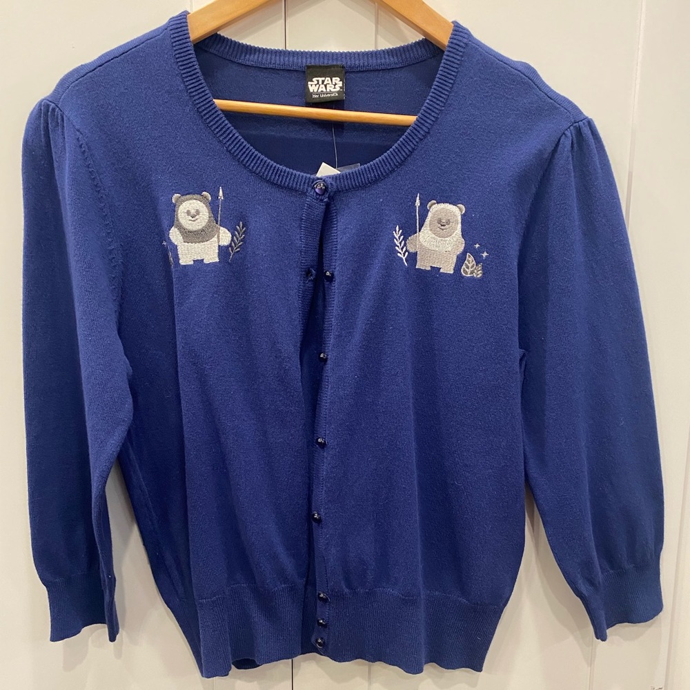 Star Wars Ewok Cropped Cardigan Sweater